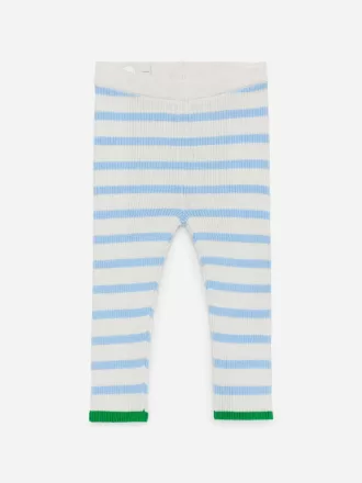 Leggings de punto de canalé para recién nacido