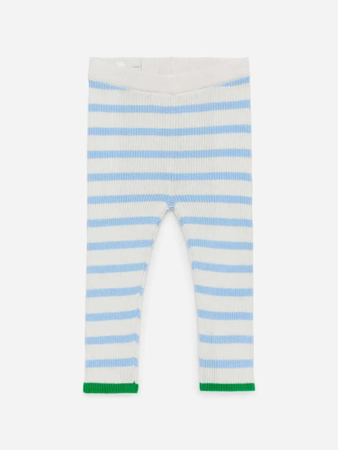 Leggings de punto de canalé para recién nacido Leggings de punto de canalé para recién nacido