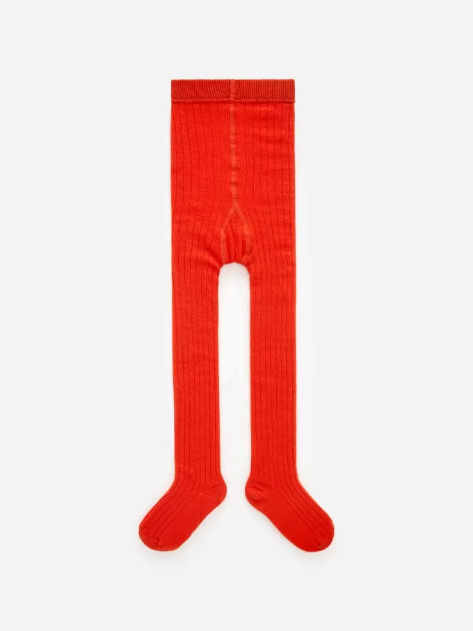 Medias de algodón acanalado Medias de algodón acanalado