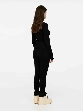 Medias sin costuras en mezcla de lana