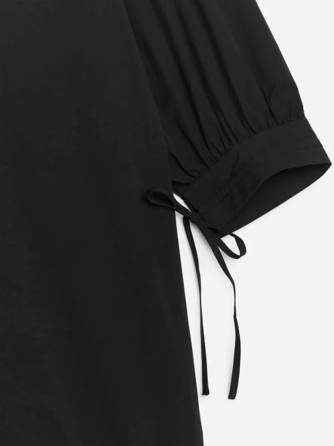 Minivestido con mangas abullonadas Minivestido con mangas abullonadas