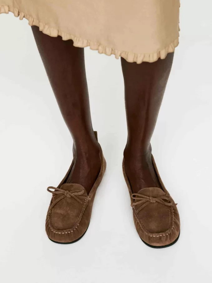 Mocasines tipo mocasín de ante Mocasines tipo mocasín de ante