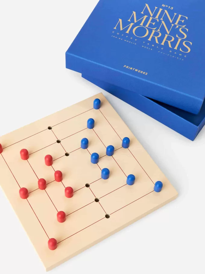 PRINTWORKS Nine Men’s Morris Juego de mesa PRINTWORKS Nine Men’s Morris Juego de mesa