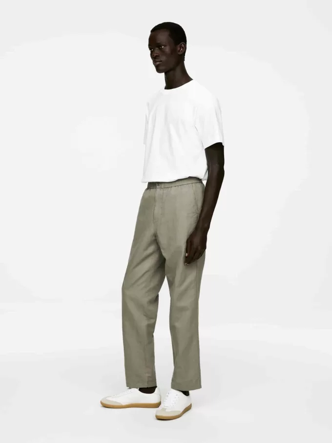 Pantalón Mezcla De Lino Pantalón Mezcla De Lino