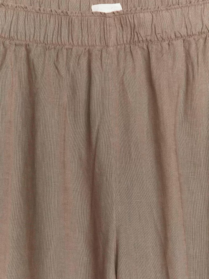 Pantalón ancho de lino