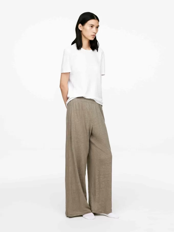 Pantalón fluido de lino Pantalón fluido de lino