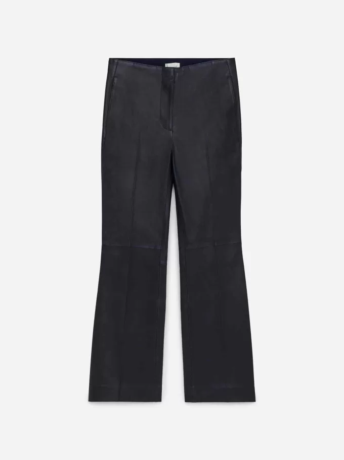 Pantalones acampanados de cuero Pantalones acampanados de cuero