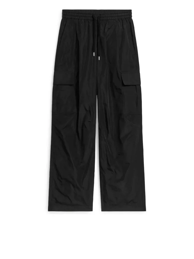 Pantalones cargo de tafetán Pantalones cargo de tafetán