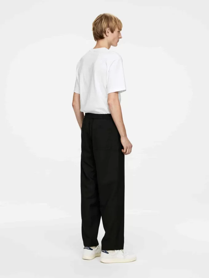 Pantalones con cordón Hopsack Pantalones con cordón Hopsack