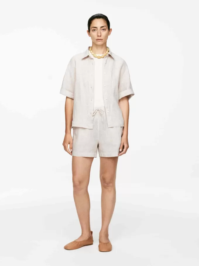 Pantalones cortos de lino Pantalones cortos de lino