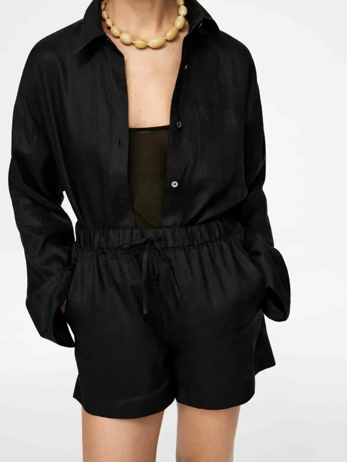 Pantalones cortos de lino Pantalones cortos de lino