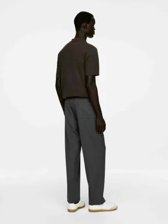 Pantalones de lana con cordón