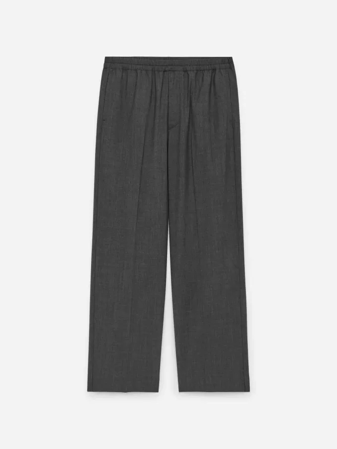 Pantalones de lana con cordón