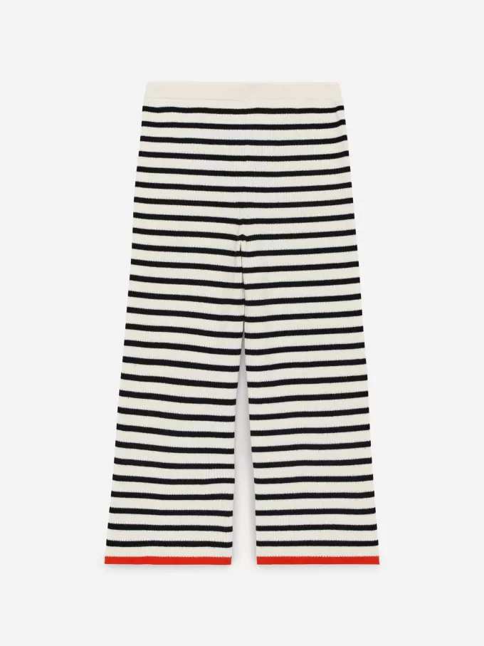 Pantalones de punto de canalé Pantalones de punto de canalé