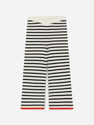 Pantalones de punto de canalé