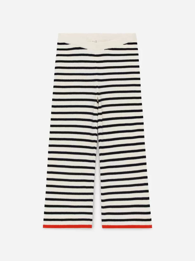 Pantalones de punto de canalé Pantalones de punto de canalé