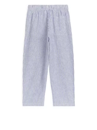 Pantalones relajados de lino Pantalones relajados de lino