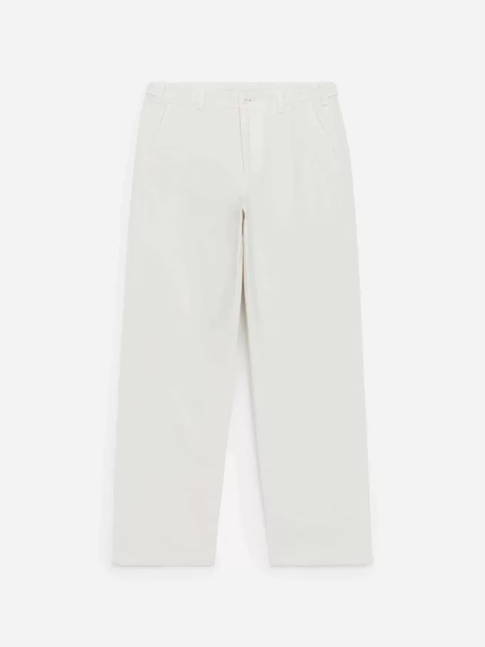 Pantalones relajados de lona Pantalones relajados de lona