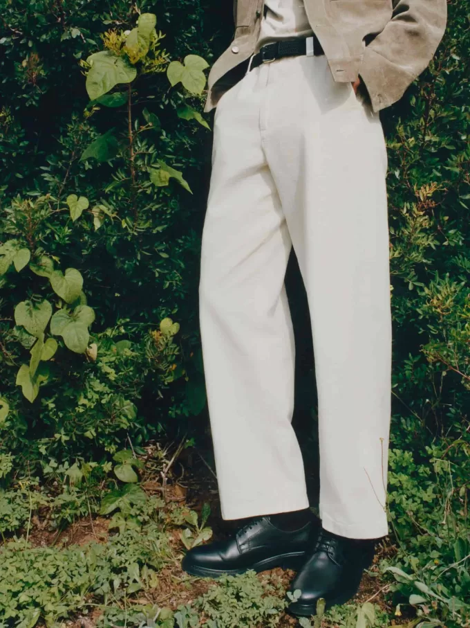 Zapatos derby de cuero