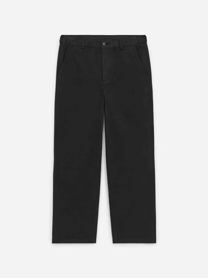 Pantalones relajados de lona Pantalones relajados de lona