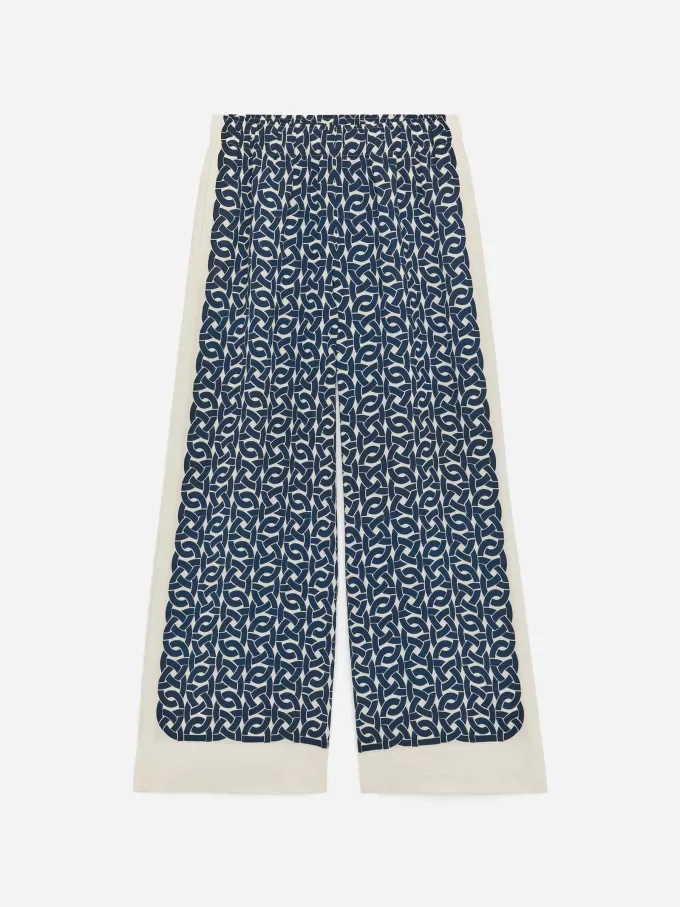 Pantalones relajados estampados Pantalones relajados estampados