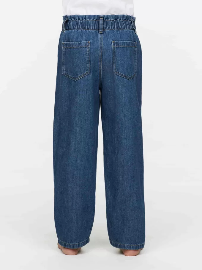 Pantalones tipo bolsa de papel