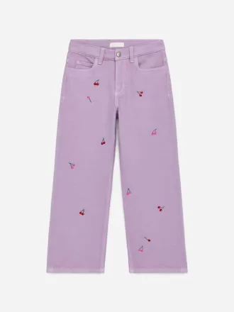 Pantalones vaqueros bordados