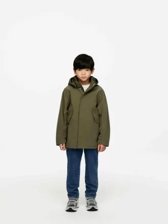 Parka con capucha
