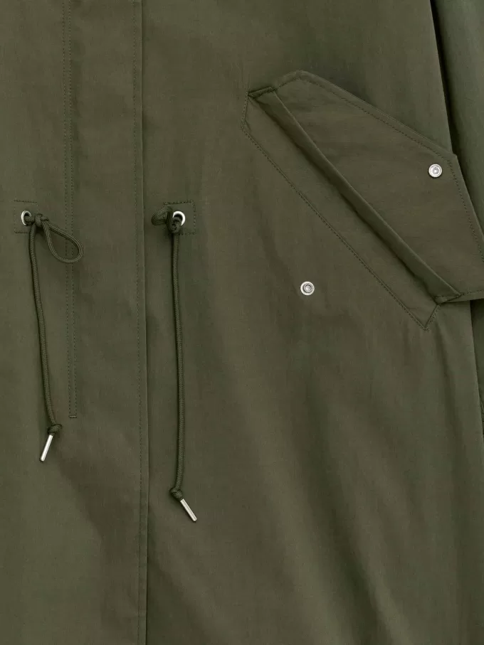 Parka con cola de pez sin forro Parka con cola de pez sin forro