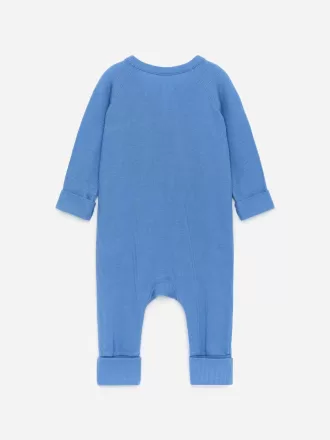 Pijama Recién Nacido Canalé Liso