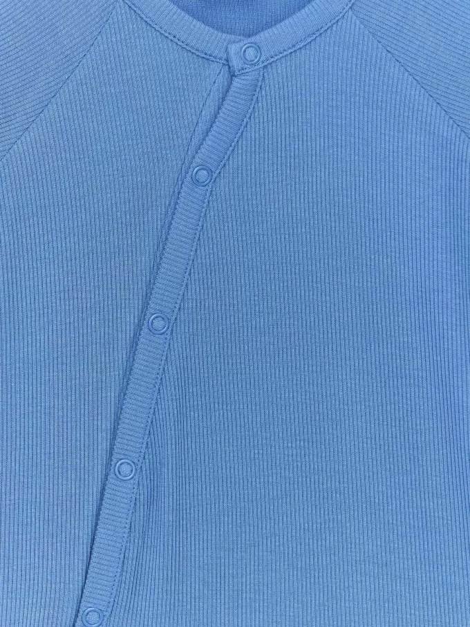 Pijama Recién Nacido Canalé Liso Pijama Recién Nacido Canalé Liso