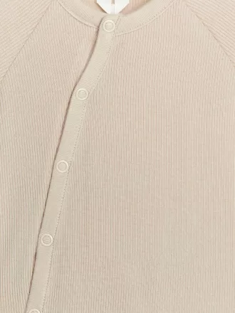 Pijama Recién Nacido Canalé Liso