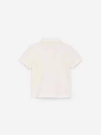 Polo con borde festoneado