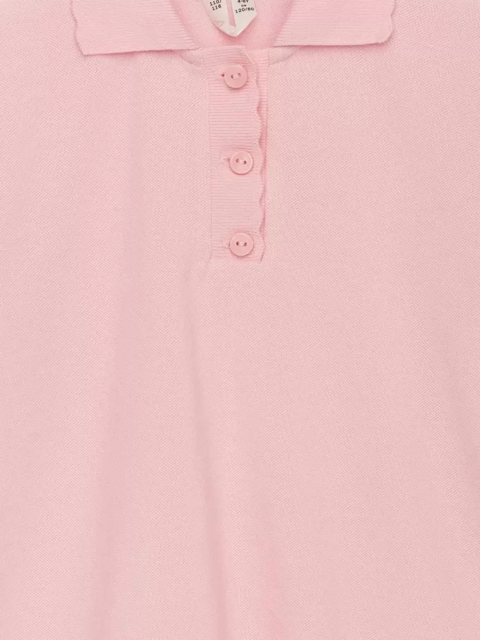 Polo con borde festoneado