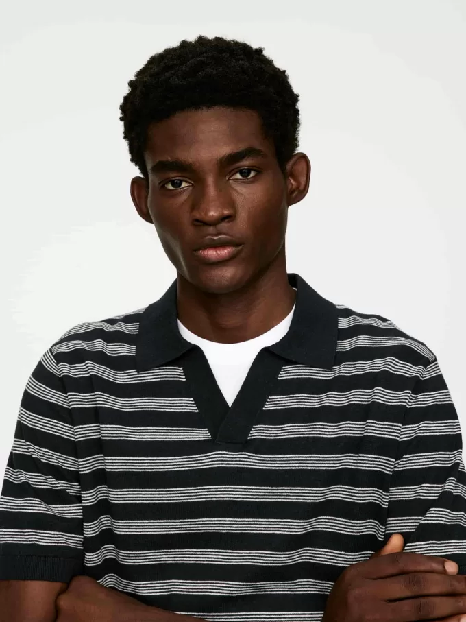 Polo de lino y algodón Polo de lino y algodón