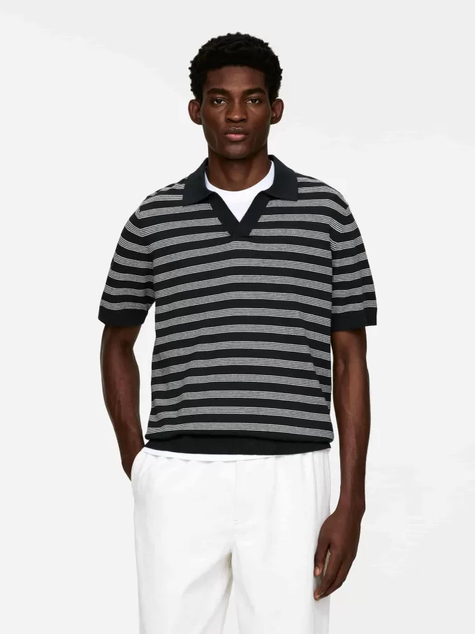 Polo de lino y algodón Polo de lino y algodón