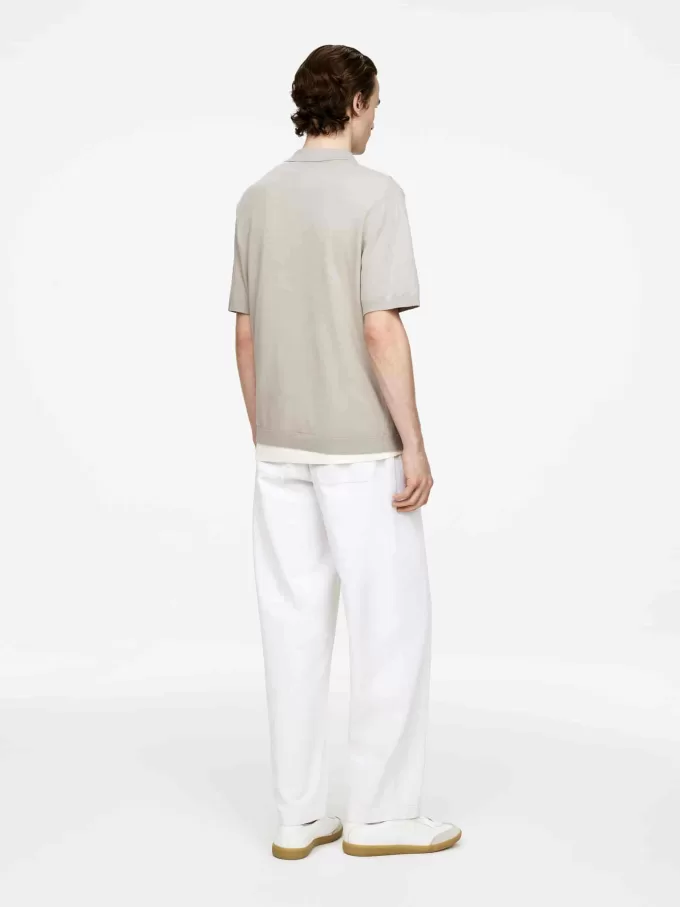 Polo de lino y algodón Polo de lino y algodón