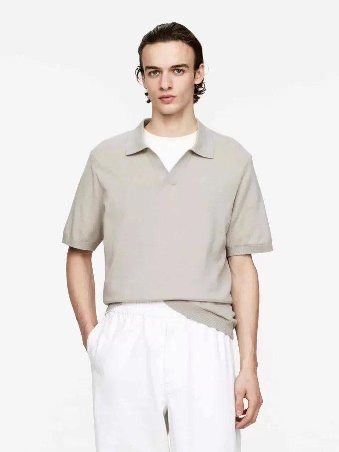 Polo de lino y algodón Polo de lino y algodón