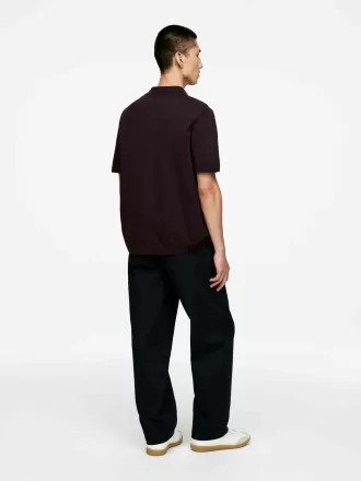 Polo de lino y algodón