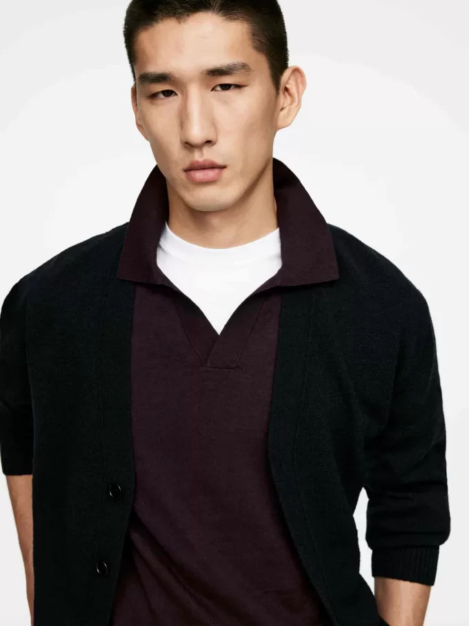 Polo de lino y algodón Polo de lino y algodón