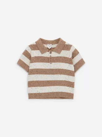 Polo de punto de canalé