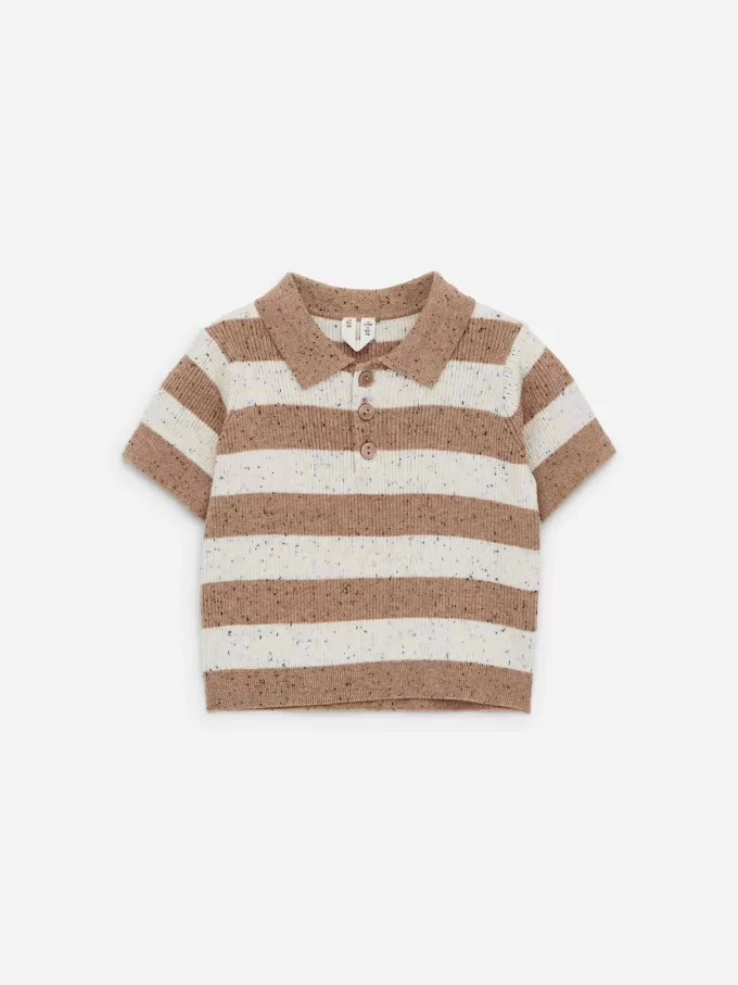 Polo de punto de canalé Polo de punto de canalé