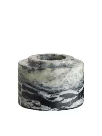 Portavelas de mármol