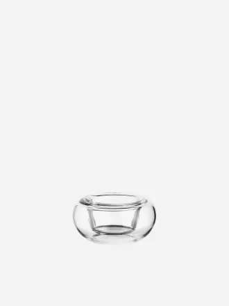 Portavelas de vidrio