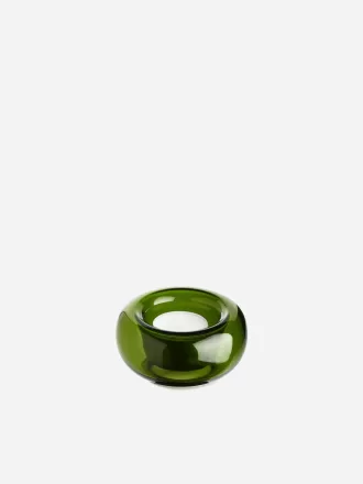 Portavelas de vidrio