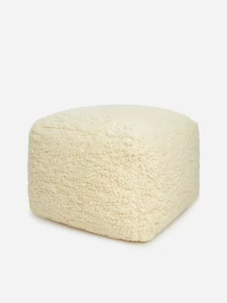 Puf de lana de algodón