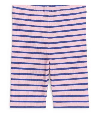 Shorts de bicicleta de canalé