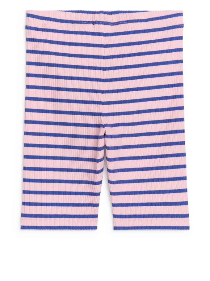 Shorts de bicicleta de canalé