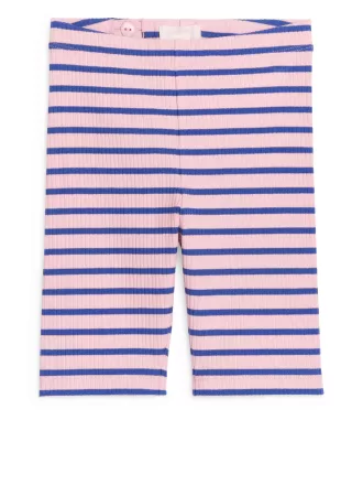 Shorts de bicicleta de canalé