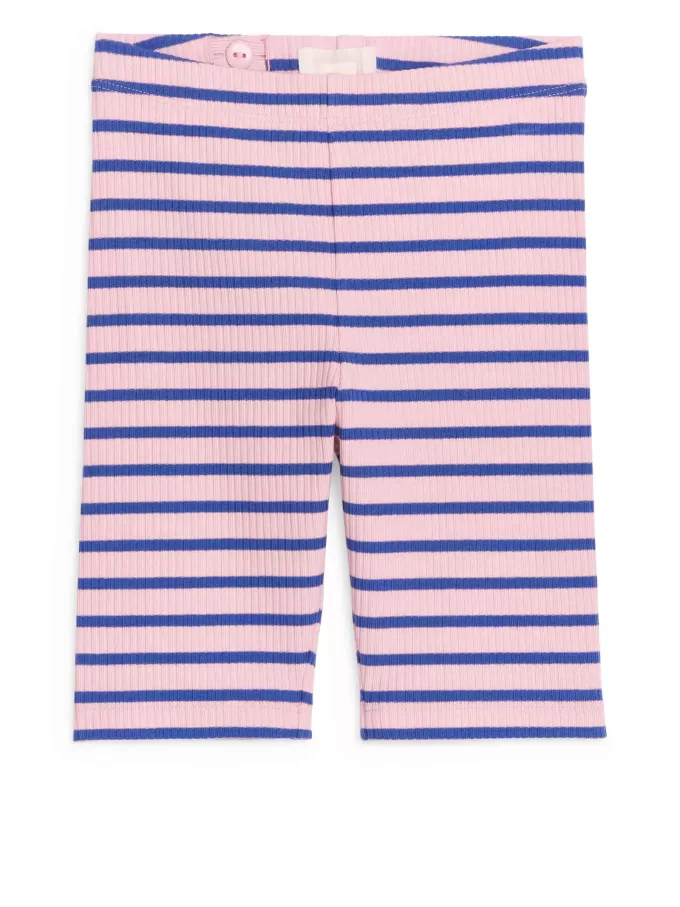 Shorts de bicicleta de canalé